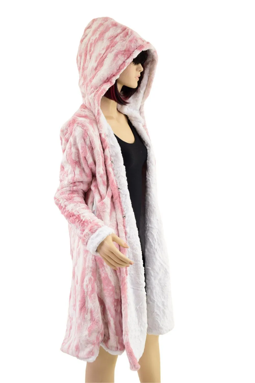 Reversible Double Minky A Line Coat