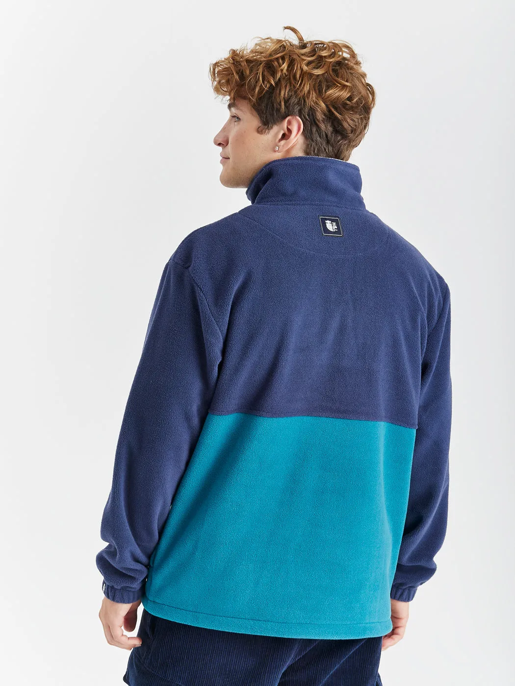 Samara 1/4 Zip Fleece Navy & Teal Green