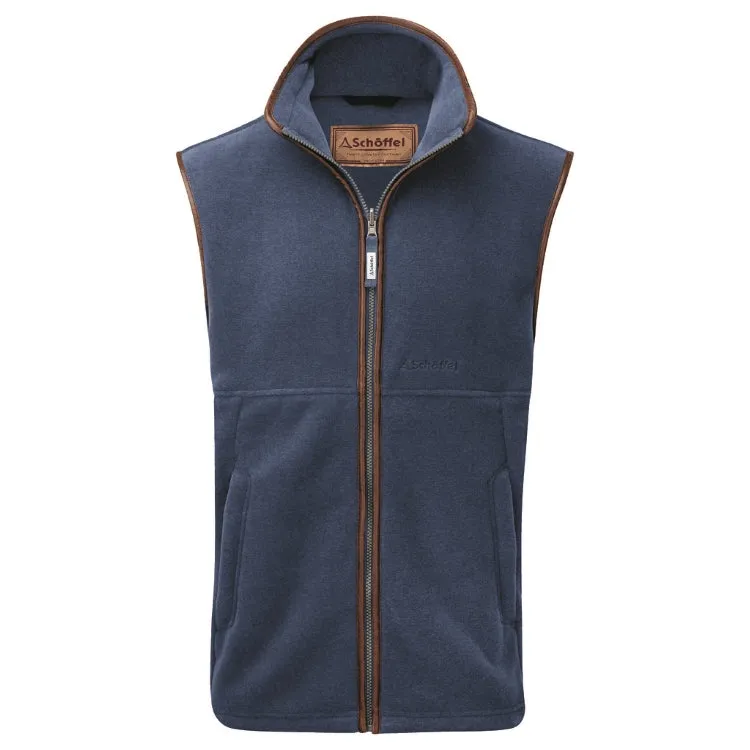 Schoffel Oakham Fleece Gilet - Denim