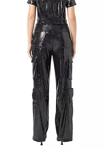 Sequined Cargo Pants