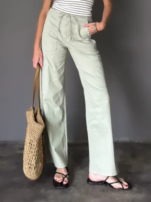 Sorrento Cargo Pants in Dusty Sage