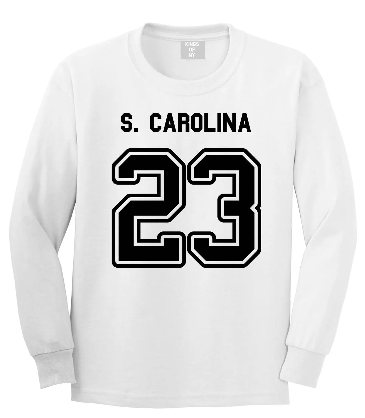 Sport Style South Carolina 23 Team State Jersey Long Sleeve T-Shirt