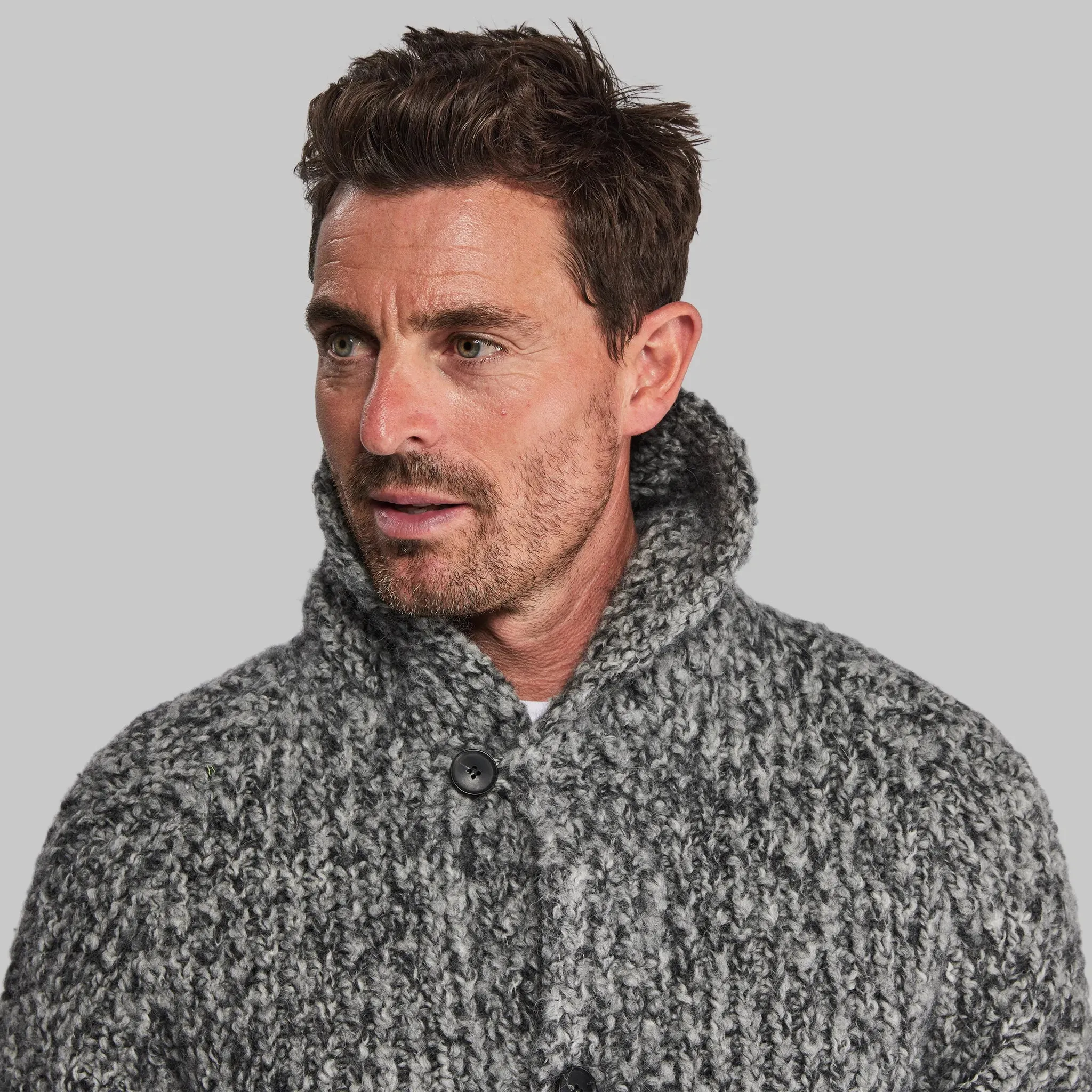 Sub Zero Cardigan. Grey Marl edition