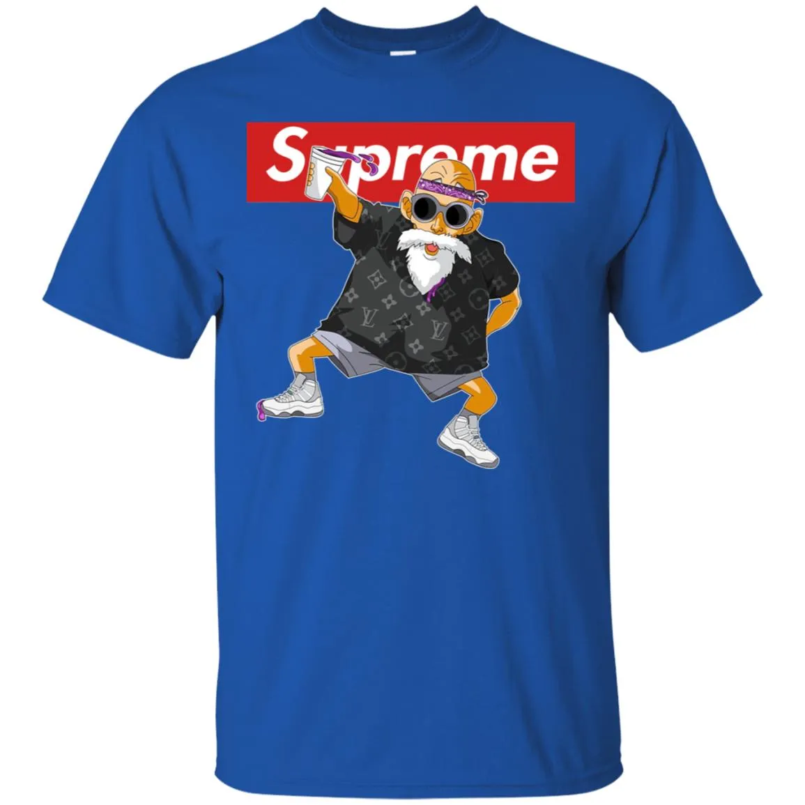 Supreme Kame Sennin Turtle Men Cotton T-Shirt