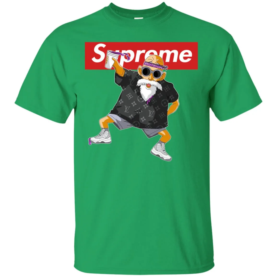 Supreme Kame Sennin Turtle Men Cotton T-Shirt