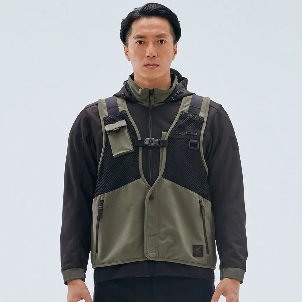 TAICHI RSJ347 OVERLAP MESH PARKA