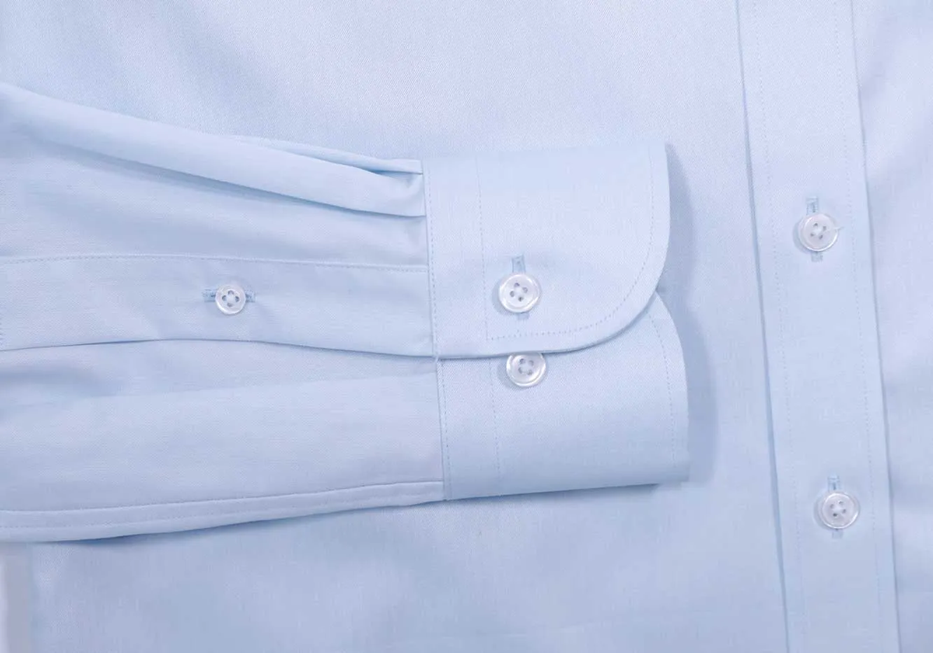 The Light Blue Adler Fine Twill Custom Shirt