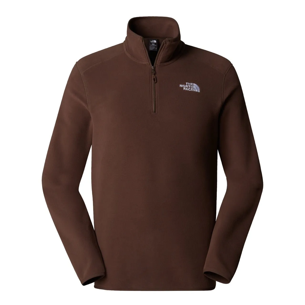 The North Face Men's 100 Glacier ¼ Zip Fleece Brown