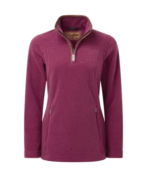 Tilton Quarter Zip Fleece - Mulberry