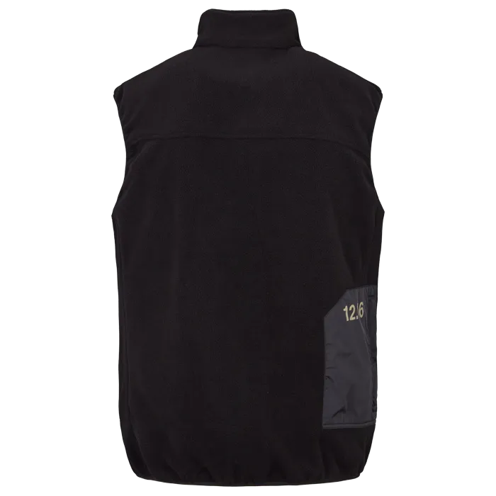 Twelve Sixteen Fleece Gilet Black