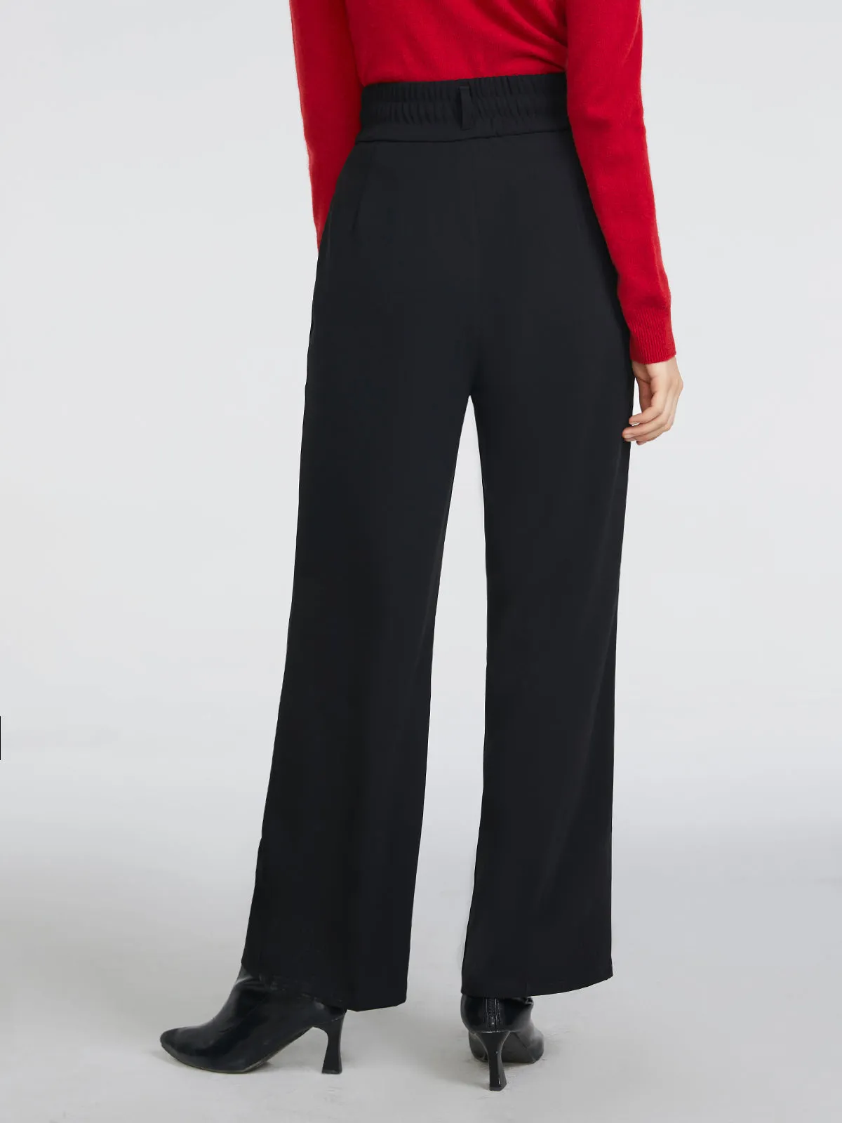 Two-Button High Waist Pants