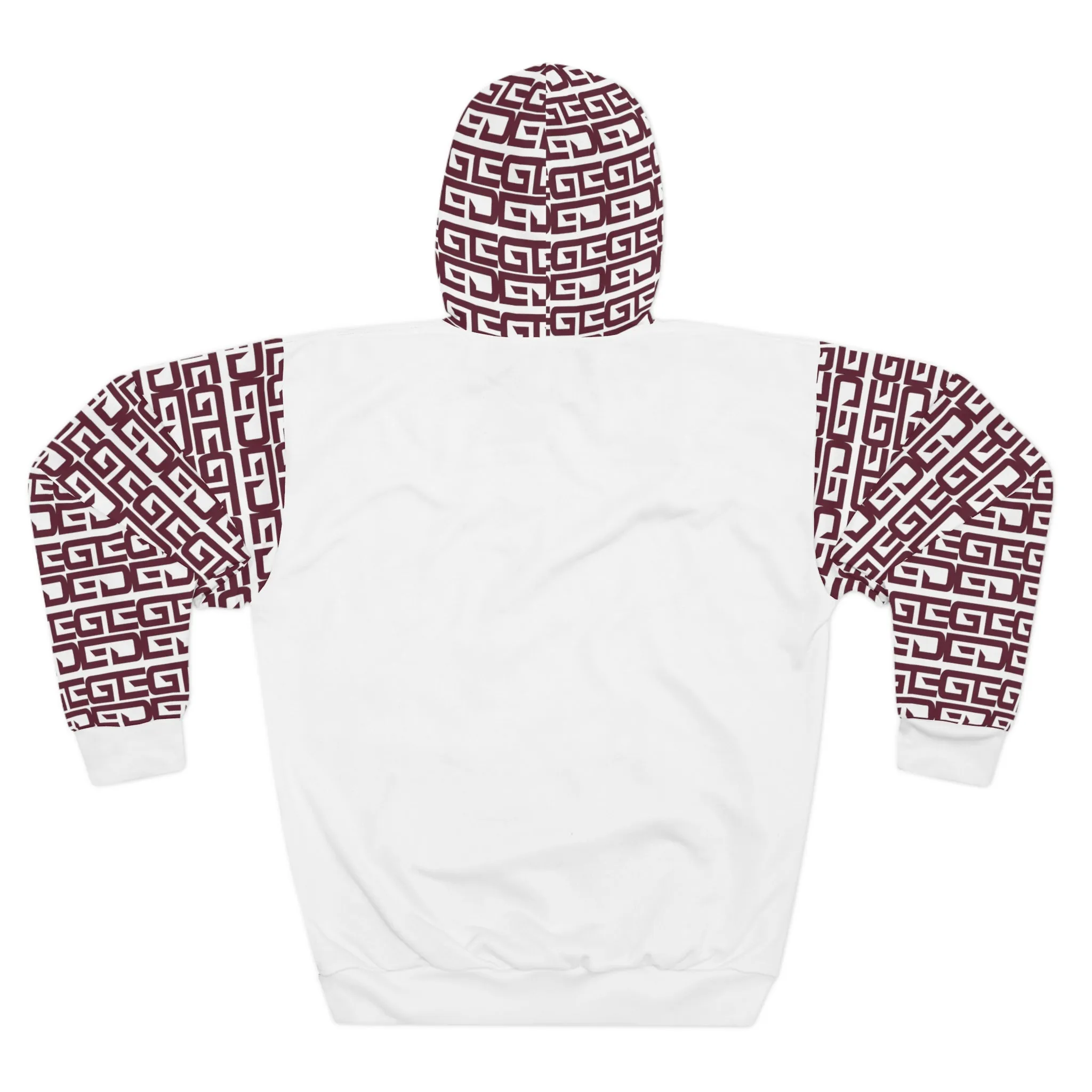 Unisex Pullover Patterned Hoodie