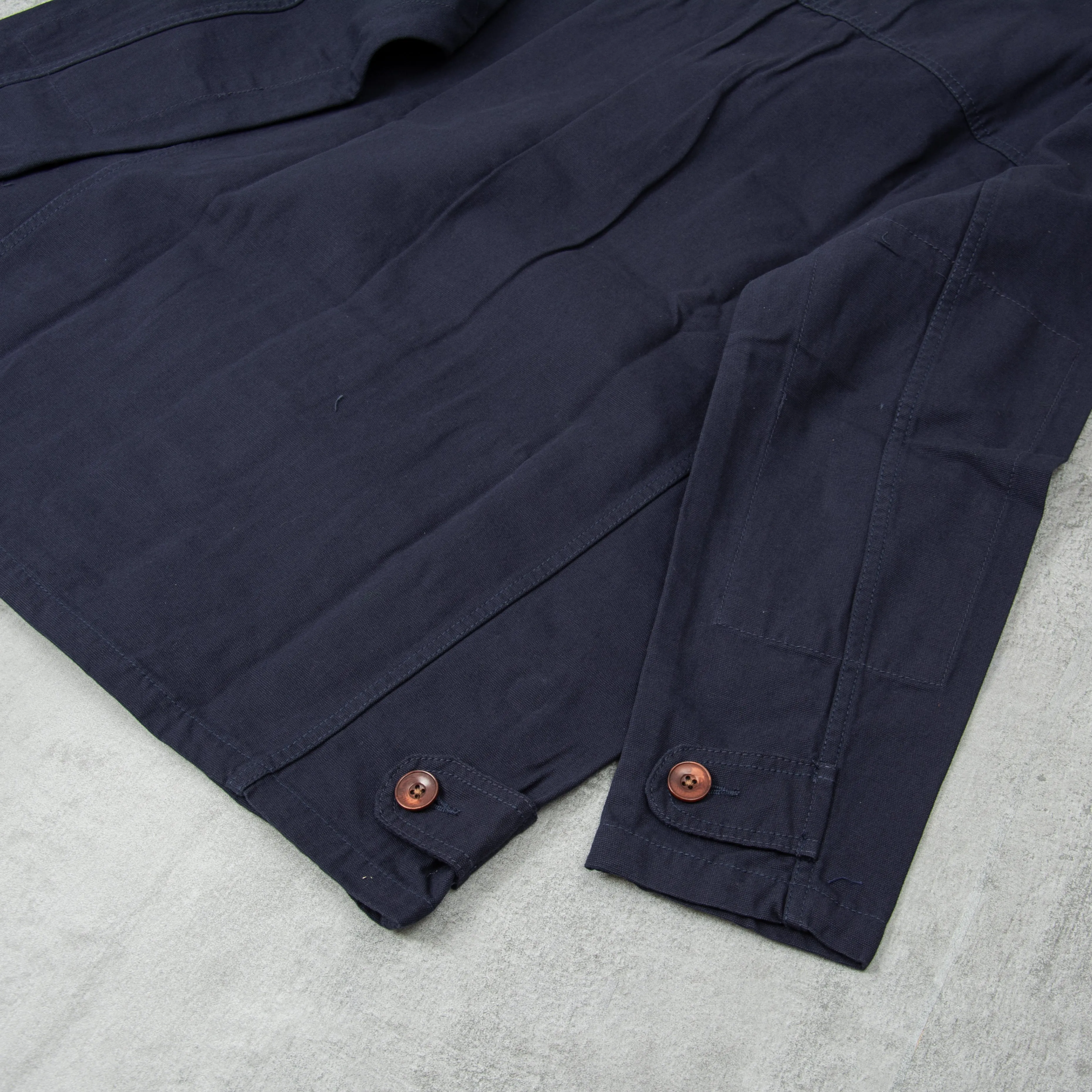 Uskees 3004 Button Jacket - Midnight Blue