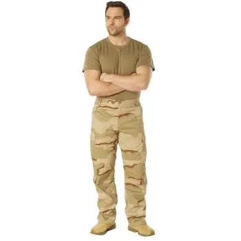 Vintage Style Camo Paratrooper Fatigue Pants