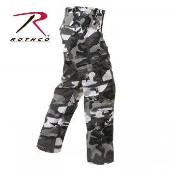 Vintage Style Camo Paratrooper Fatigue Pants