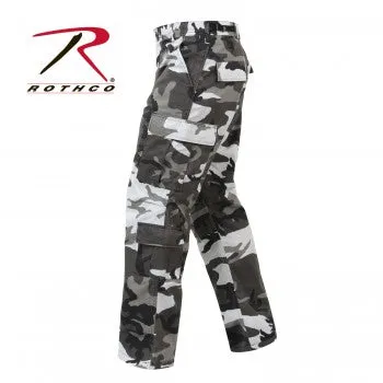 Vintage Style Camo Paratrooper Fatigue Pants