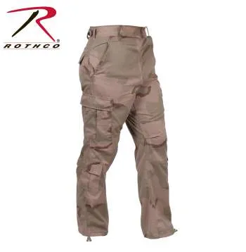 Vintage Style Camo Paratrooper Fatigue Pants