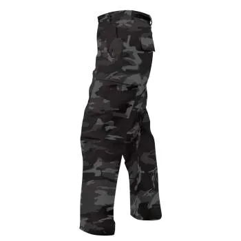 Vintage Style Camo Paratrooper Fatigue Pants