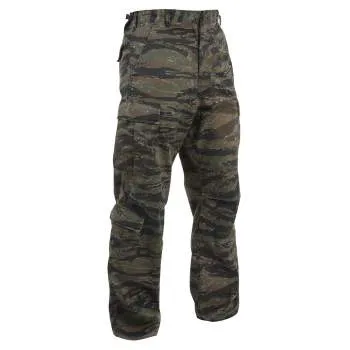 Vintage Style Camo Paratrooper Fatigue Pants