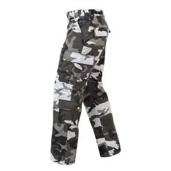 Vintage Style Camo Paratrooper Fatigue Pants