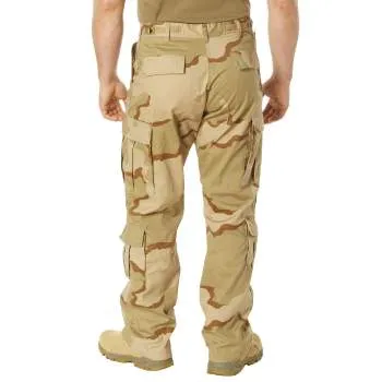 Vintage Style Camo Paratrooper Fatigue Pants