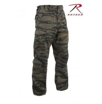 Vintage Style Camo Paratrooper Fatigue Pants