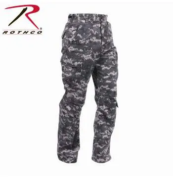 Vintage Style Camo Paratrooper Fatigue Pants