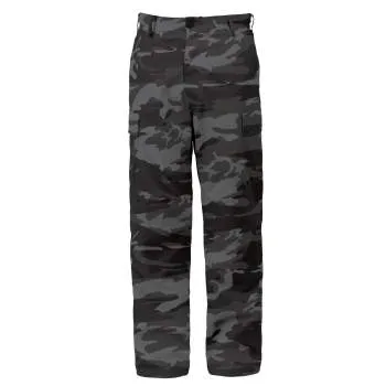 Vintage Style Camo Paratrooper Fatigue Pants