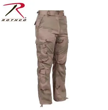 Vintage Style Camo Paratrooper Fatigue Pants