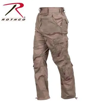 Vintage Style Camo Paratrooper Fatigue Pants