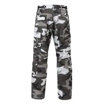 Vintage Style Camo Paratrooper Fatigue Pants