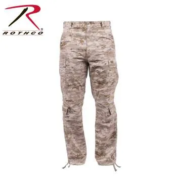 Vintage Style Camo Paratrooper Fatigue Pants