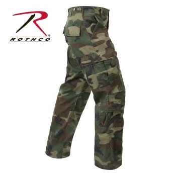 Vintage Style Camo Paratrooper Fatigue Pants