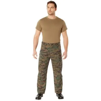 Vintage Style Camo Paratrooper Fatigue Pants