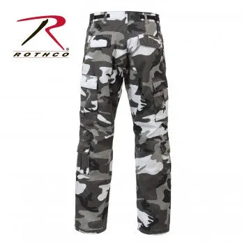 Vintage Style Camo Paratrooper Fatigue Pants