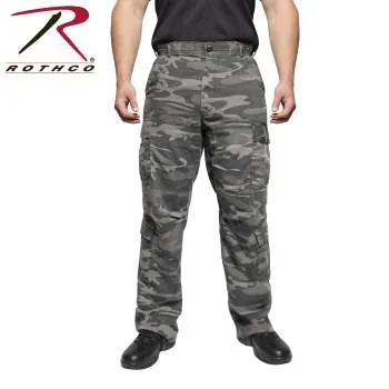 Vintage Style Camo Paratrooper Fatigue Pants