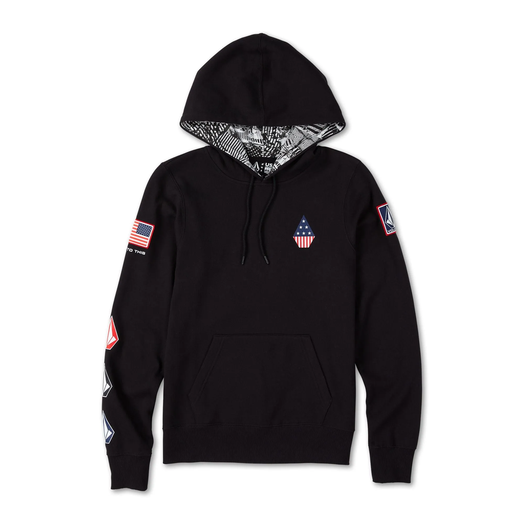 Volcom US Snowboard Team Iconic Stone Womens Pullover Hoodie