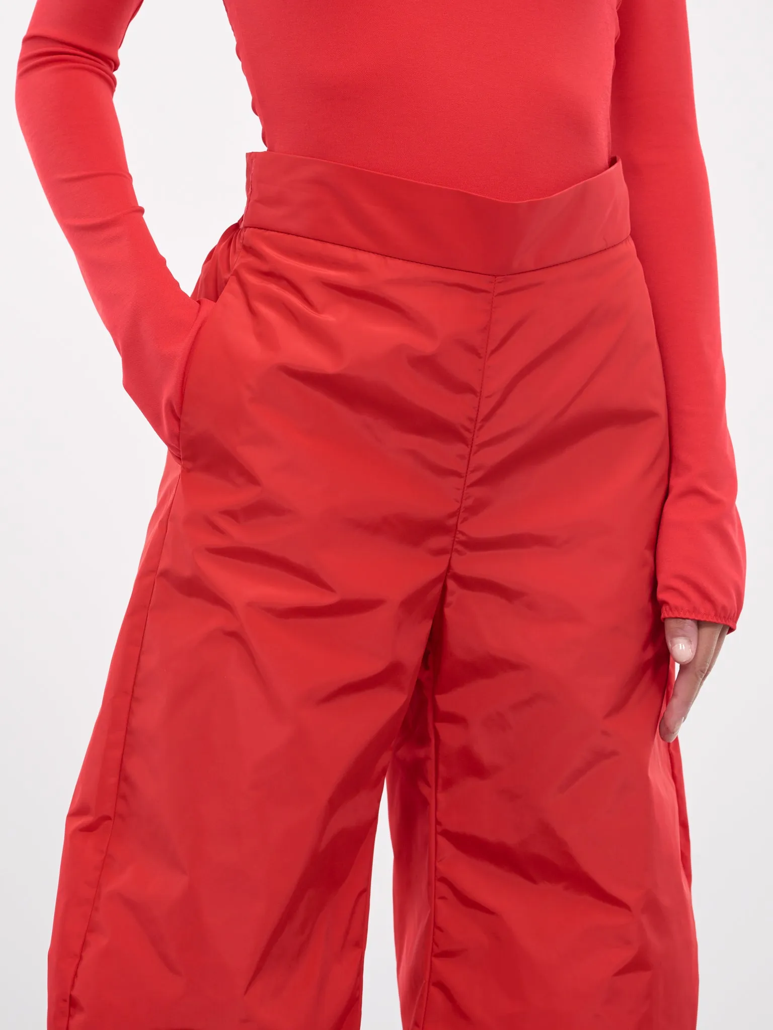 Wide Leg Trousers (VEPZ30003A-VZE123-RED)