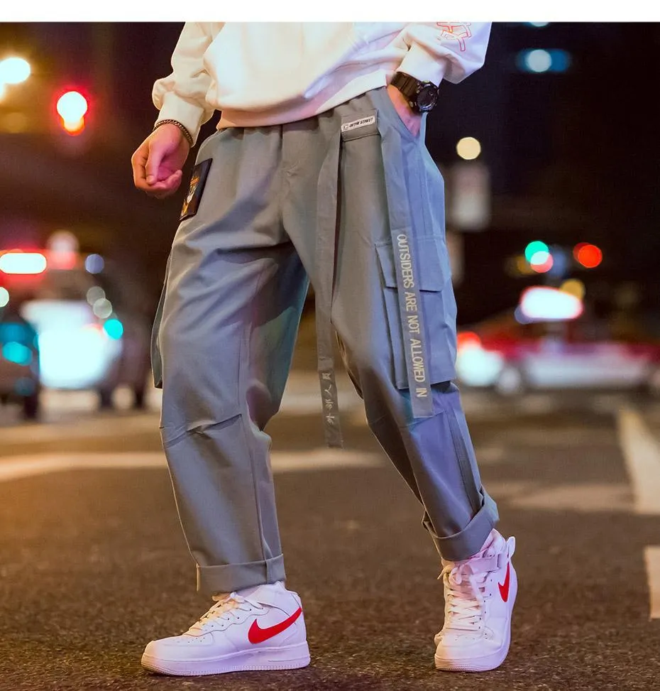 WLS Loose Hip-Hop Straight-Leg Casual Pants