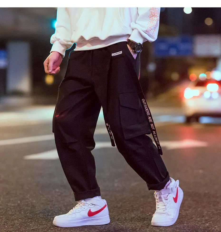 WLS Loose Hip-Hop Straight-Leg Casual Pants