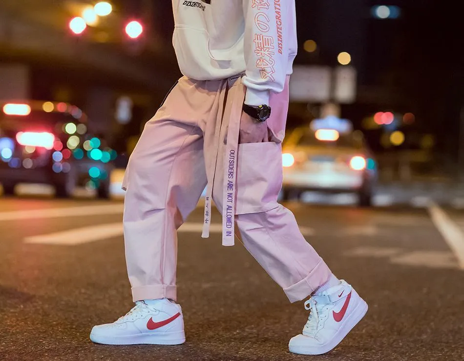 WLS Loose Hip-Hop Straight-Leg Casual Pants