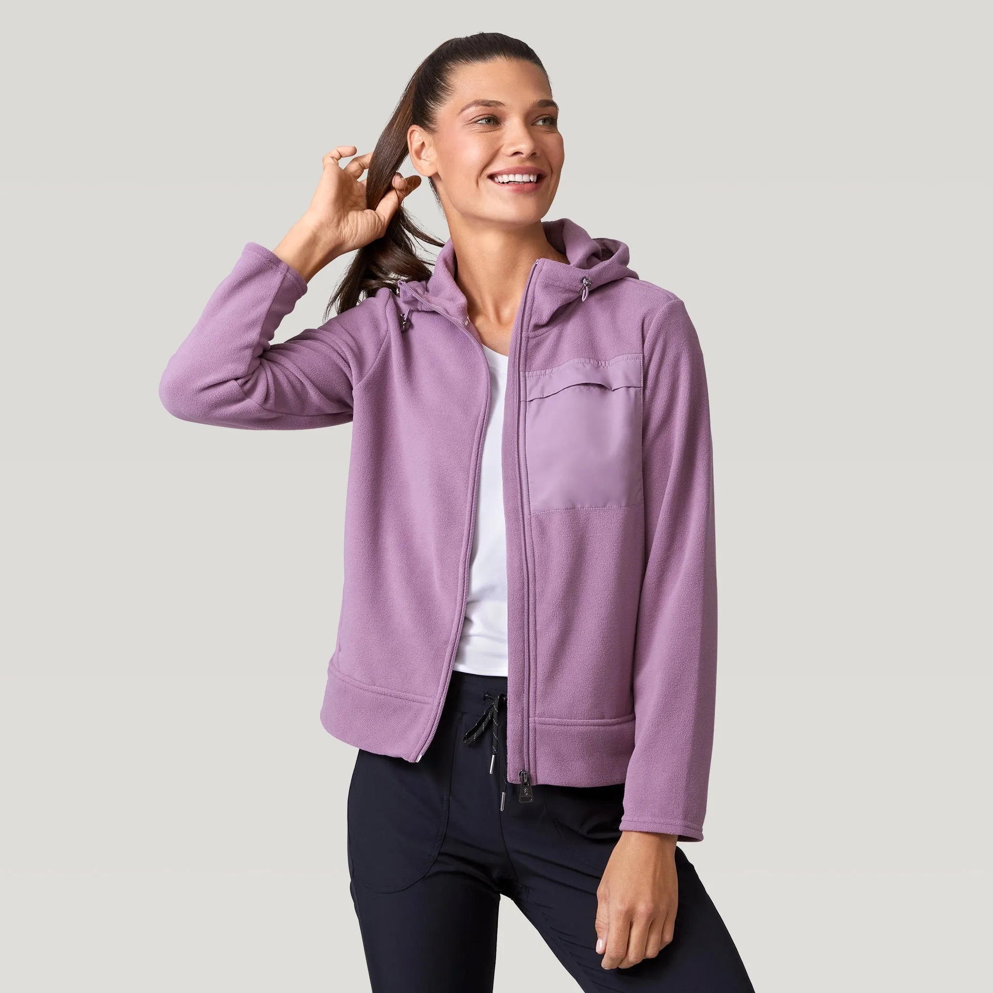 Women's Micro Fleece Zip Up Jacket