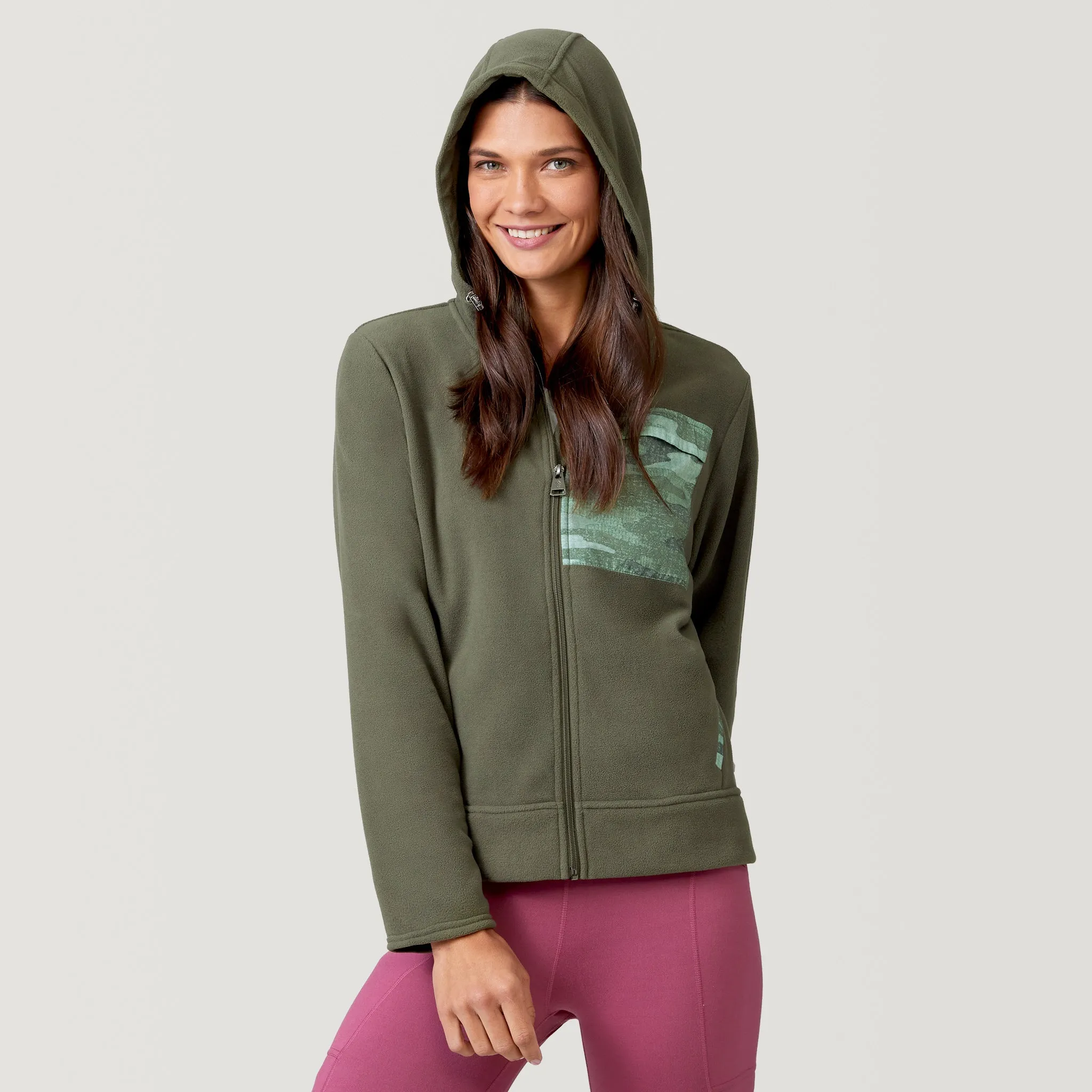 Women's Micro Fleece Zip Up Jacket