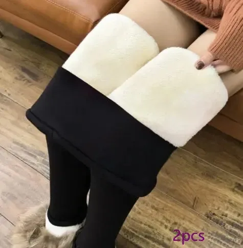 Women's Wool High Waist Elasticity Leggings