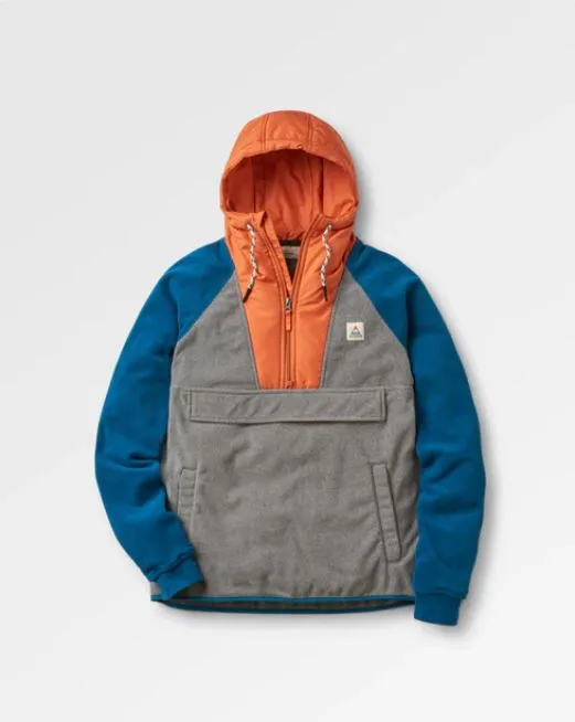 Woodland Hooded 1/2 Zip Recycled Polar Fleece