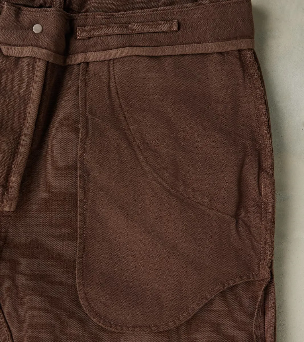 Workers Chino - 14oz Japanese Military Canvas - Bark