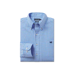 Youth Brentwood Gingham Performance Dress Shirt